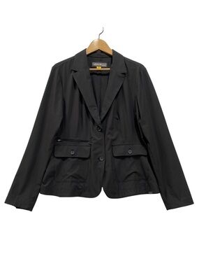 NWOT Eddie Bauer Women’s Black Blazer & Pants Set XL/10 Curvy Stretch Departure